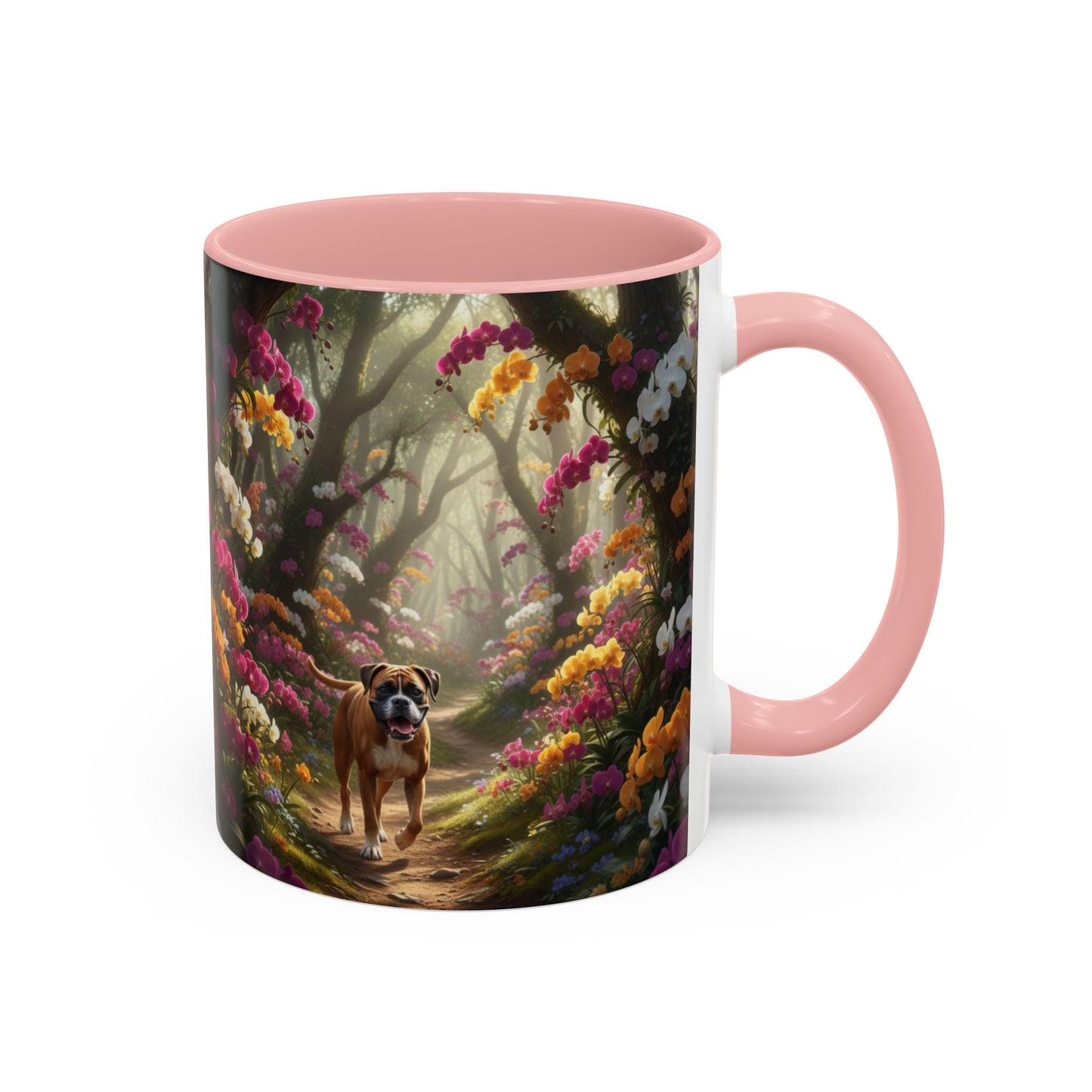 Boxer Accent Mug – Ceramic Coffee Cup