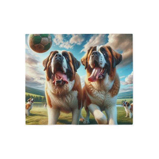 Saint Bernard Sweatshirt Blanket