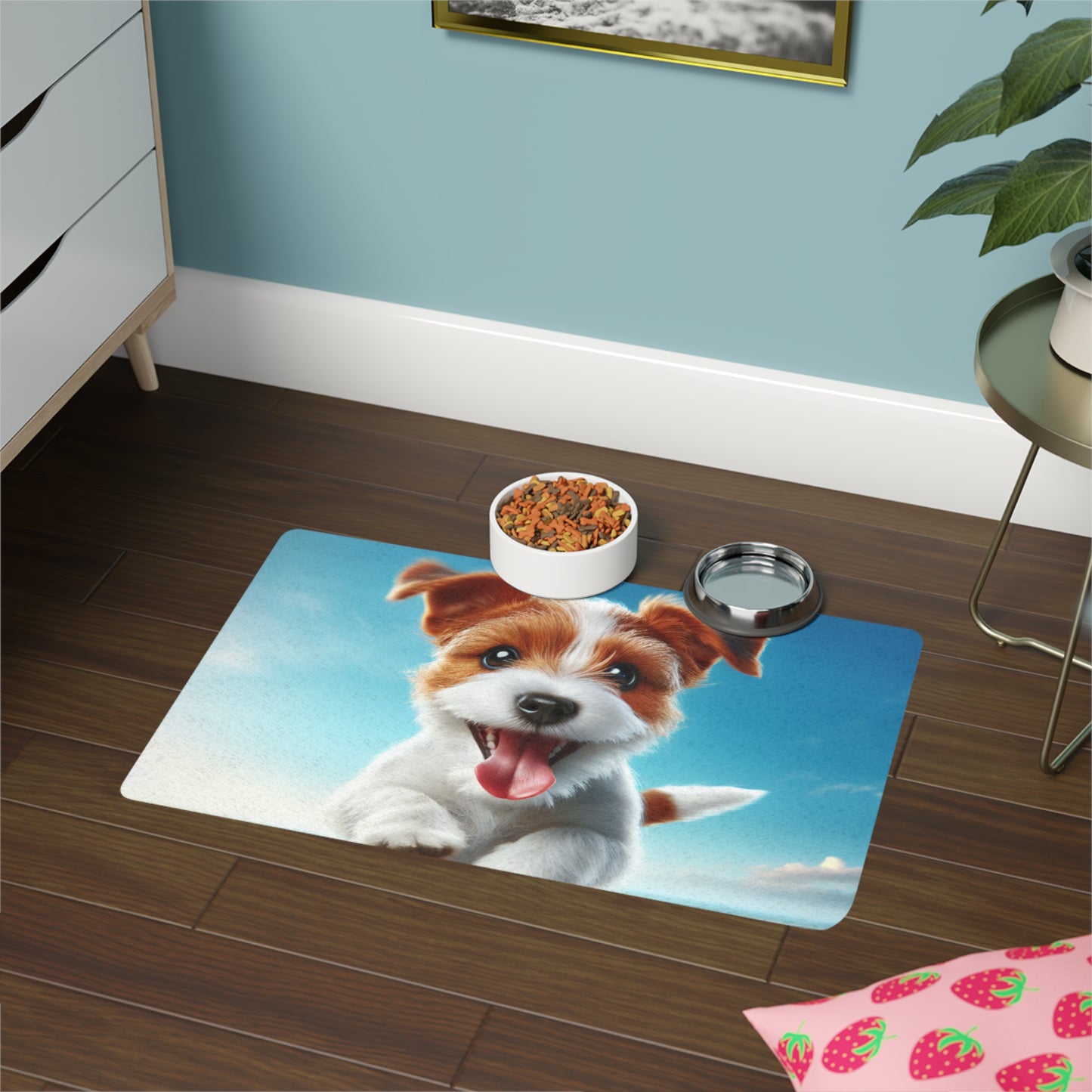 Pet Food Mat (12x18) - Russell Terrier