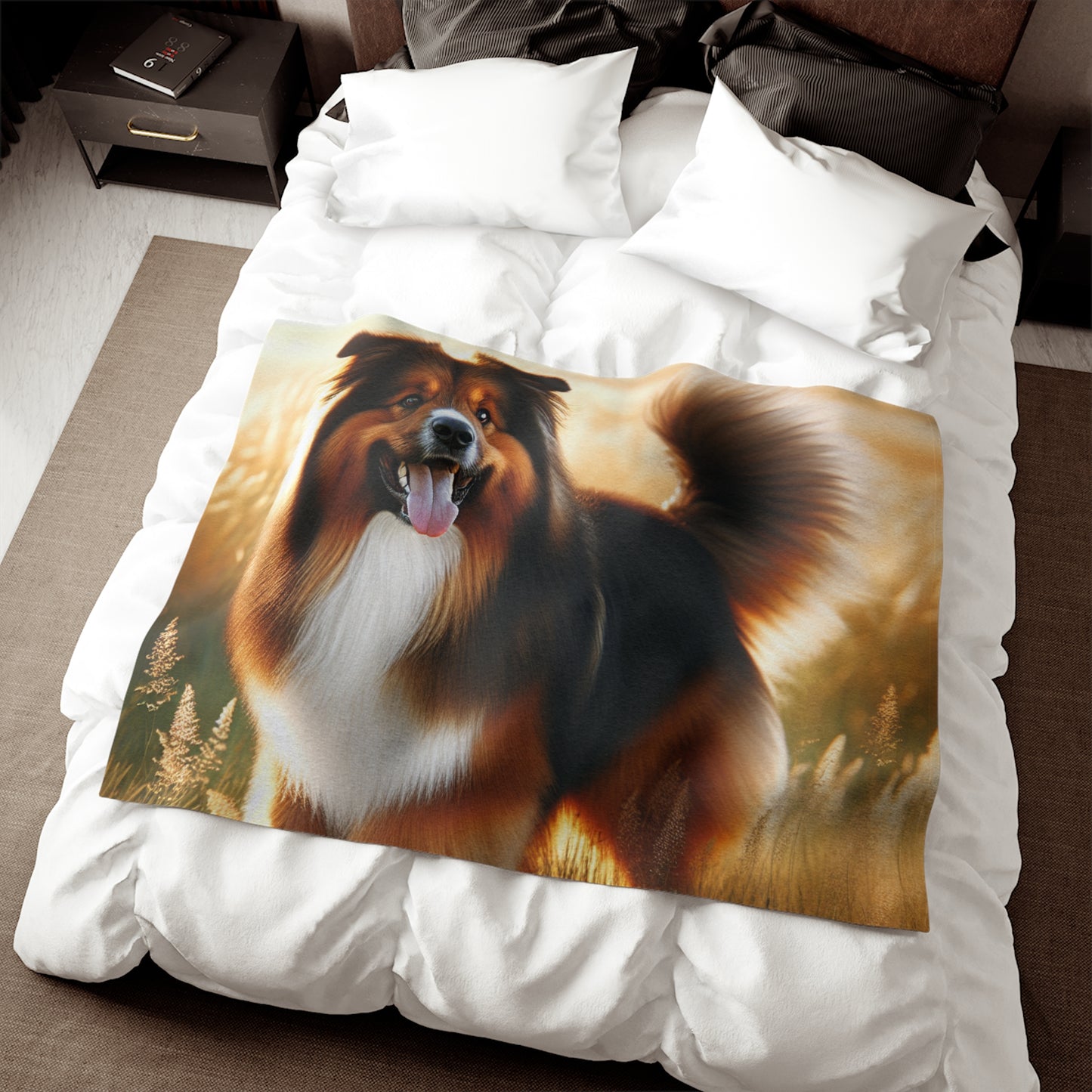 Bohemian Shepherd Sweatshirt Blanket