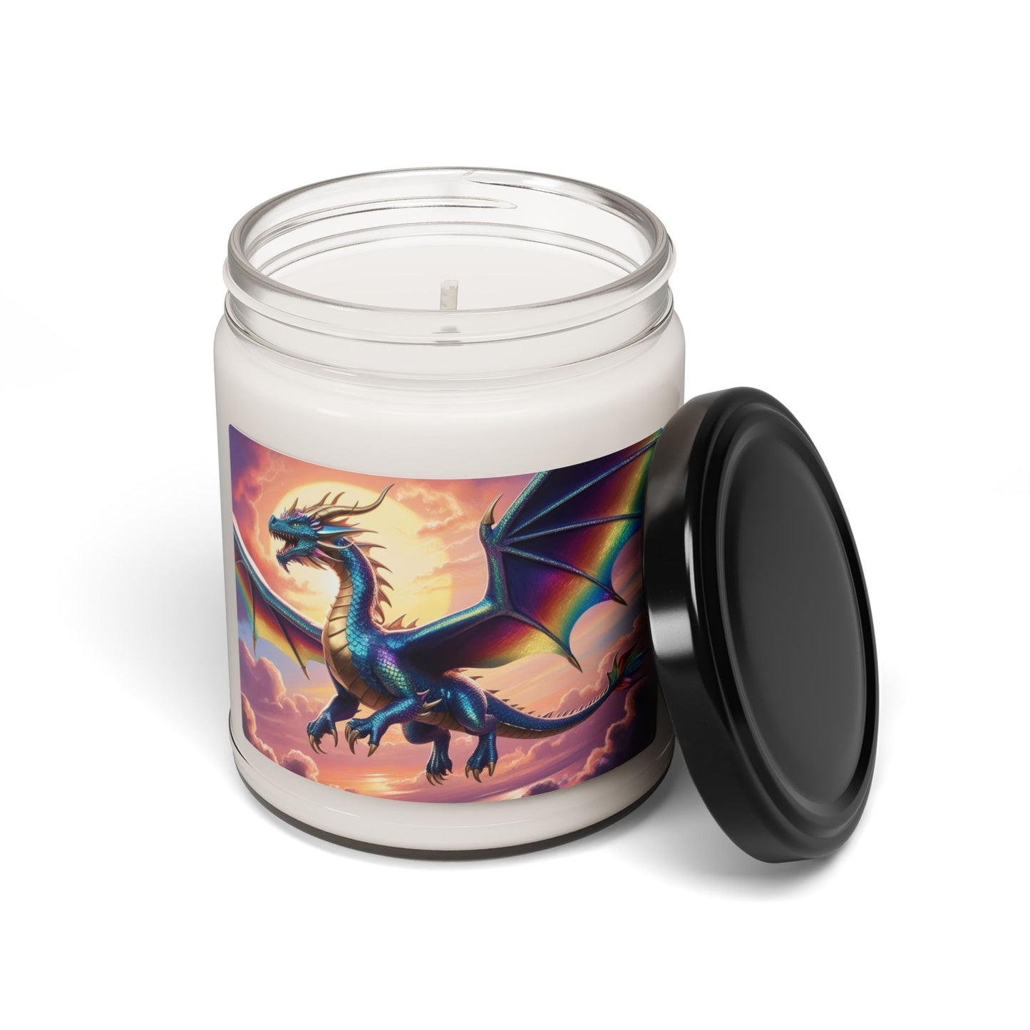 Rainbow Dragon- Scented Soy Candle, 9oz