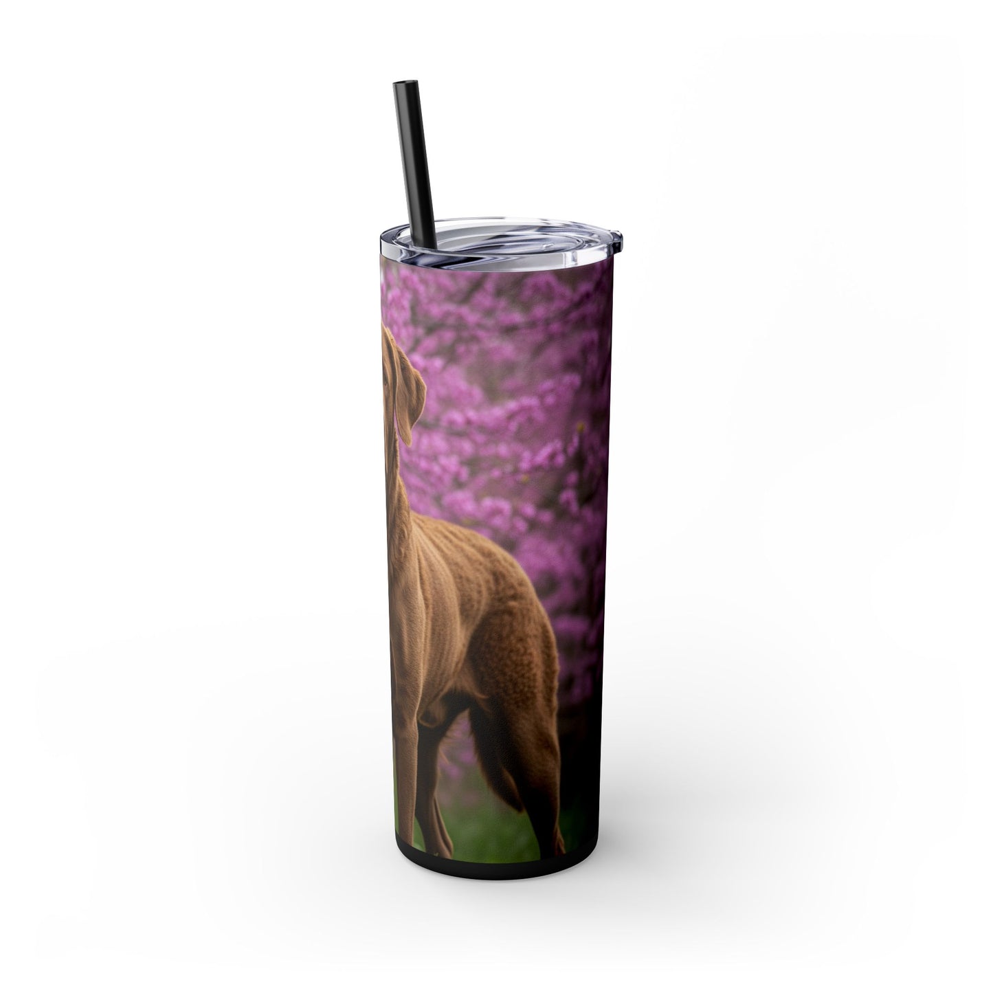 Gobelet isotherme Chesapeake Bay Retriever avec paille, 590 ml