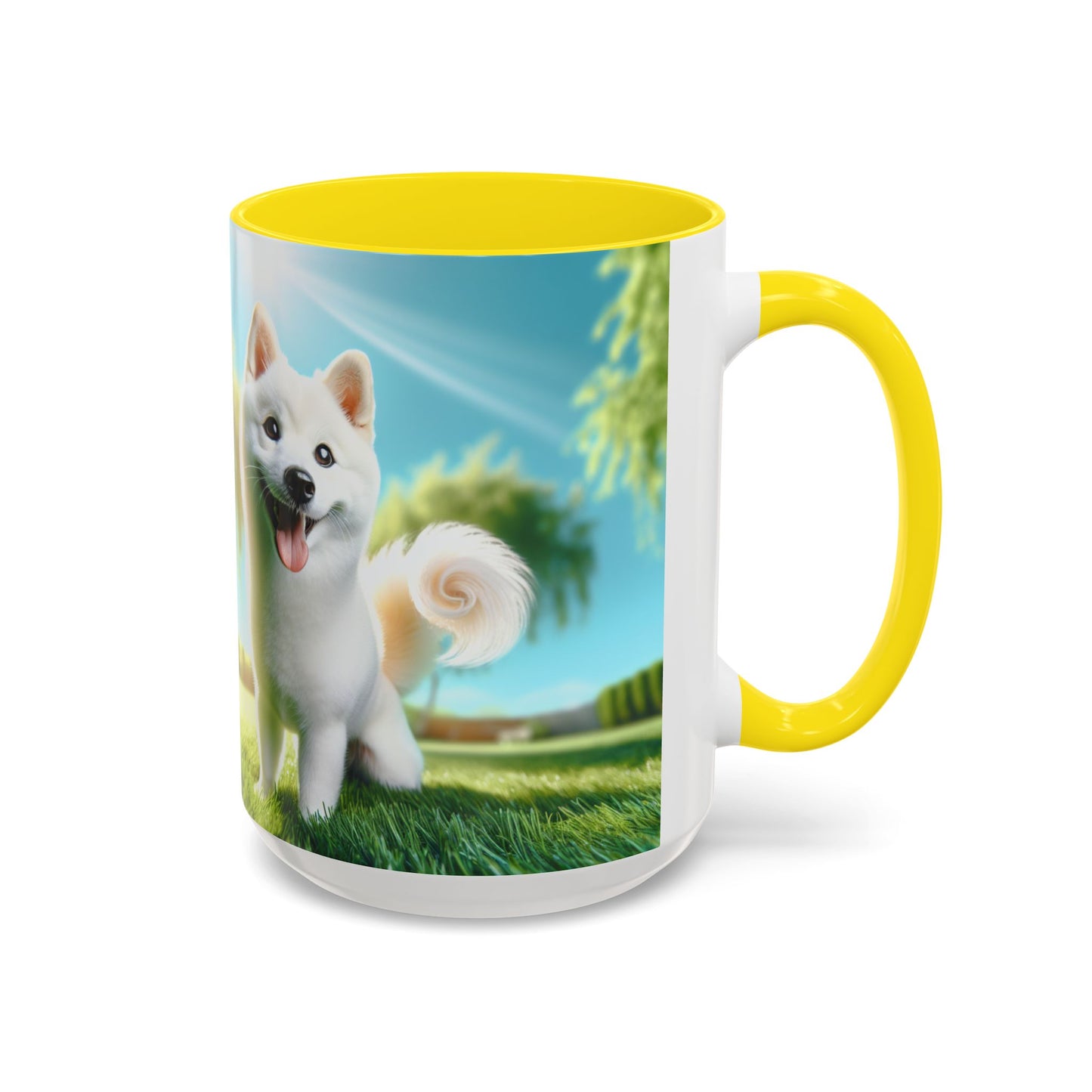 Mug Kishu Ken Accent Coffee - Cadeau idéal pour les amoureux des chiens