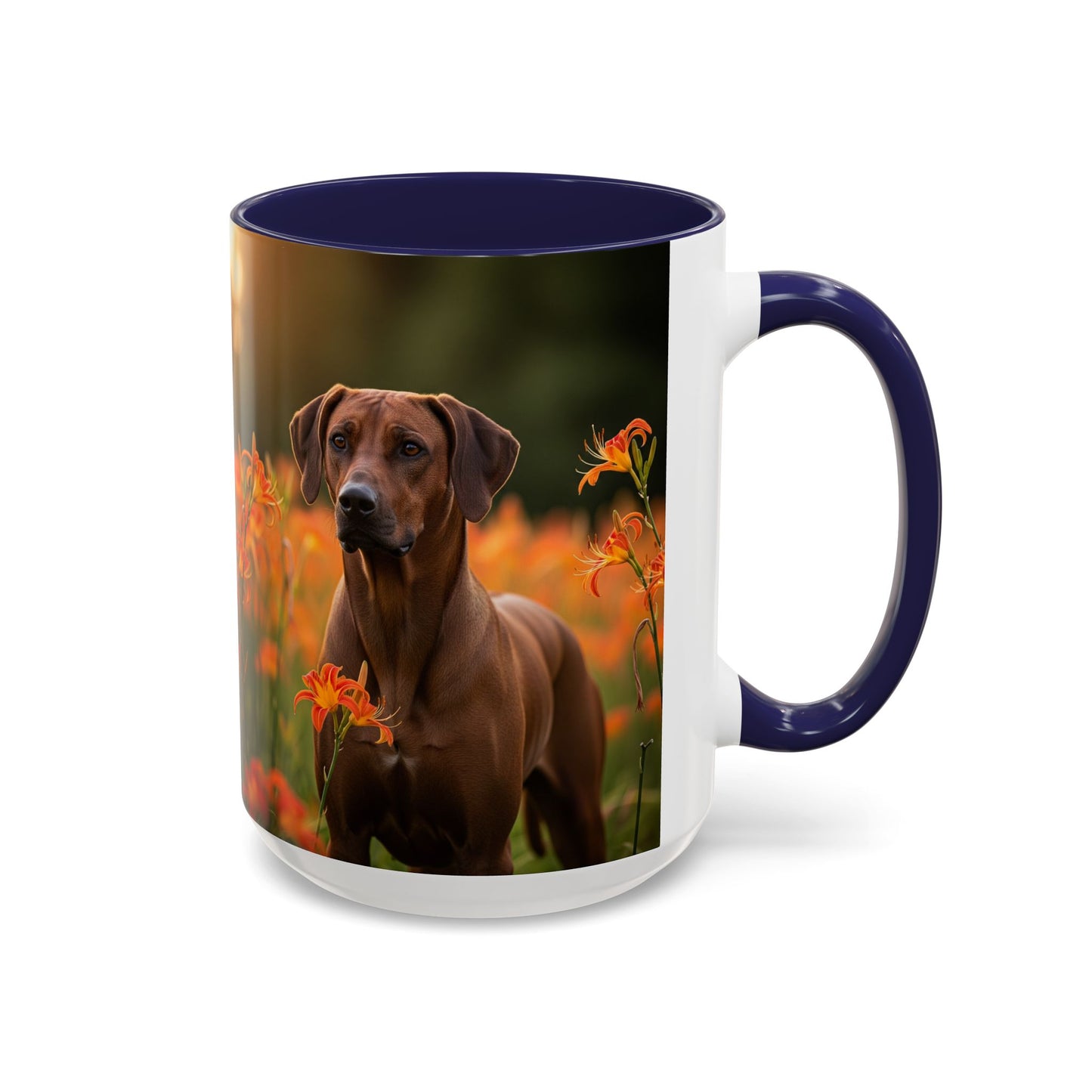 Taza de café con diseño de Rhodesian Ridgeback: el regalo perfecto para los amantes de los perros.