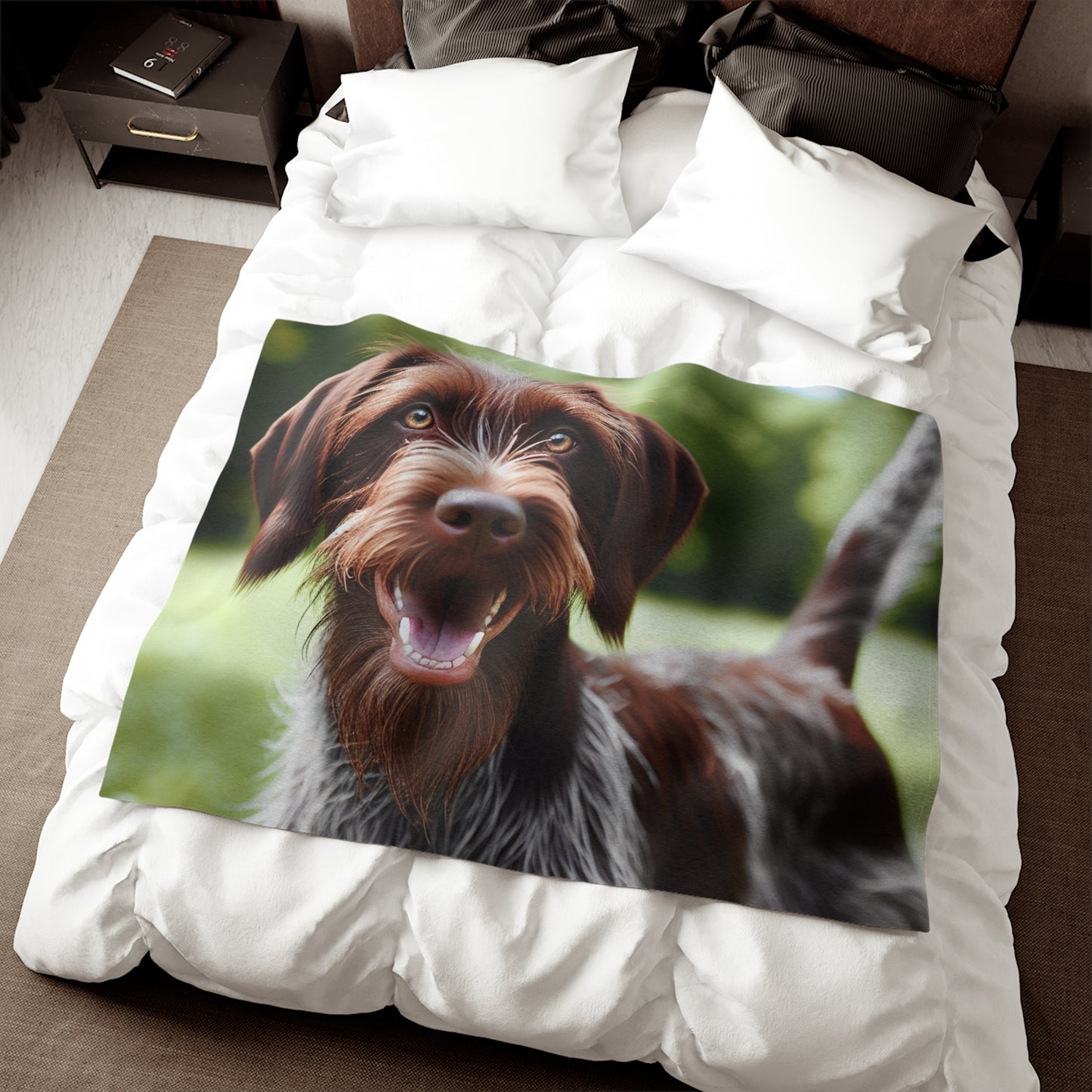 Wirehaired Slovakian Pointer Sweatshirt Blanket