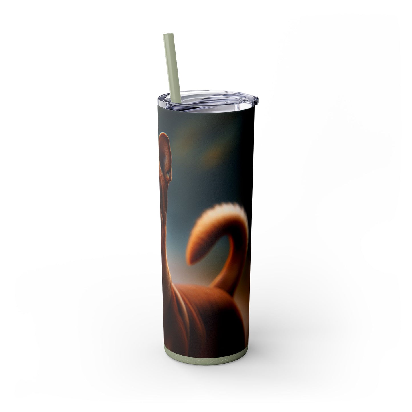 Gobelet isotherme de Chongqing (Chine) avec paille, 590 ml (20 oz).