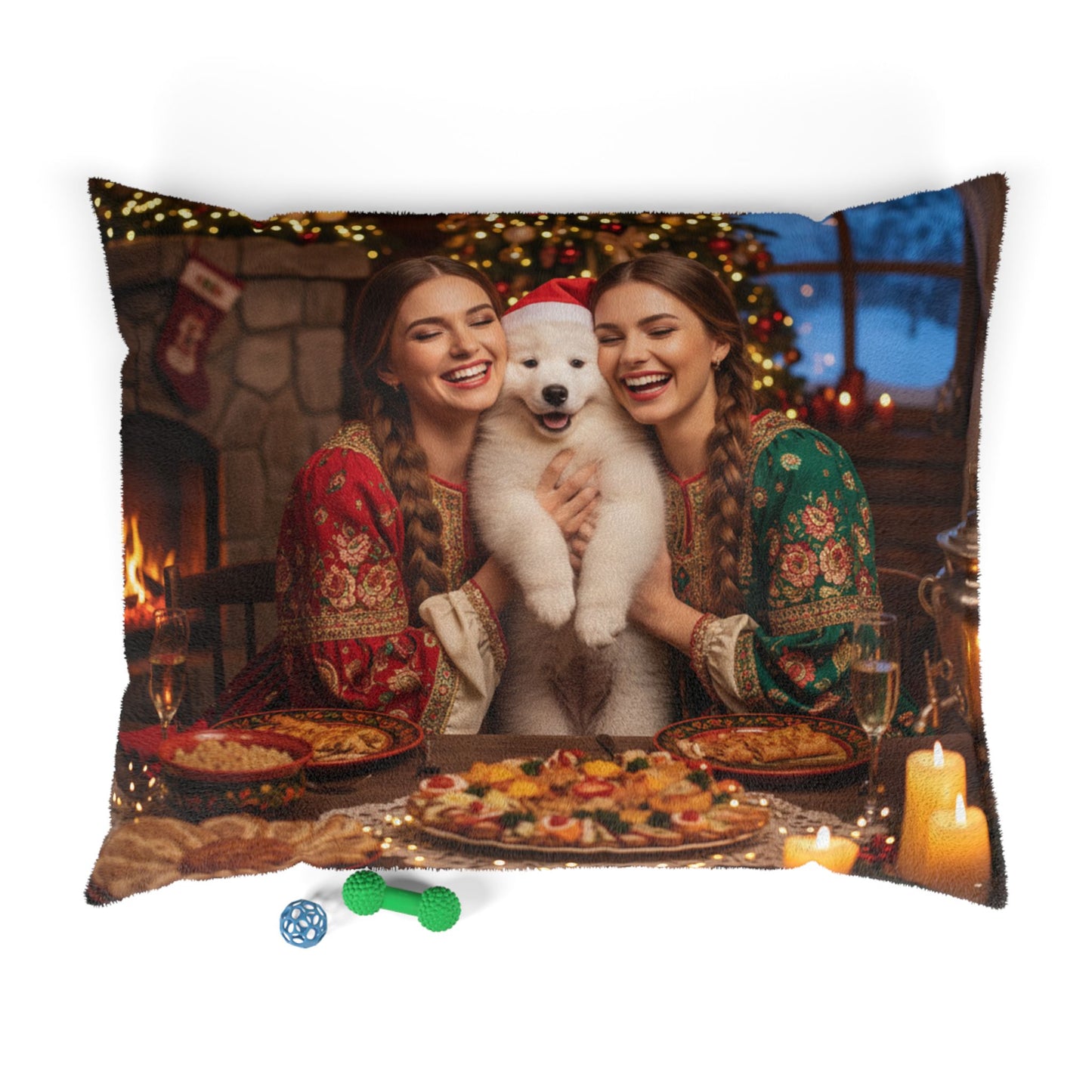Russian Holiday Feast Pet Bed
