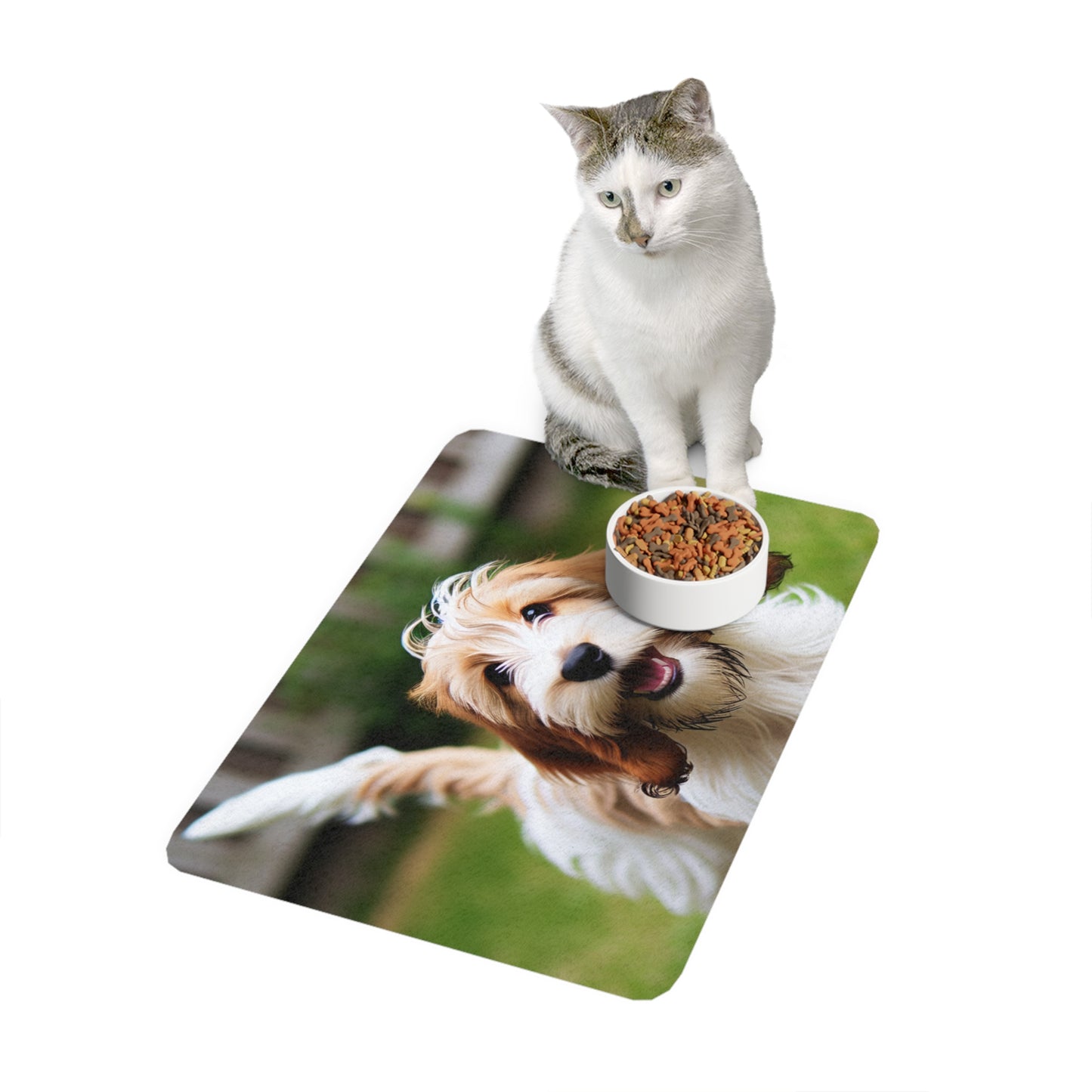 Pet Food Mat (12x18) - Petit Basset Griffon Vendeen