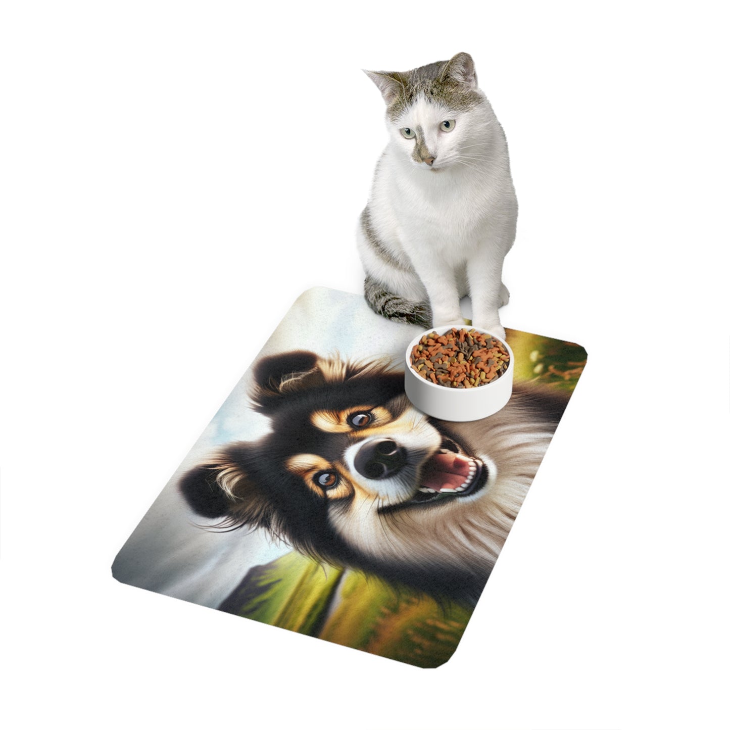 Pet Food Mat (12x18) - Icelandic Sheepdog