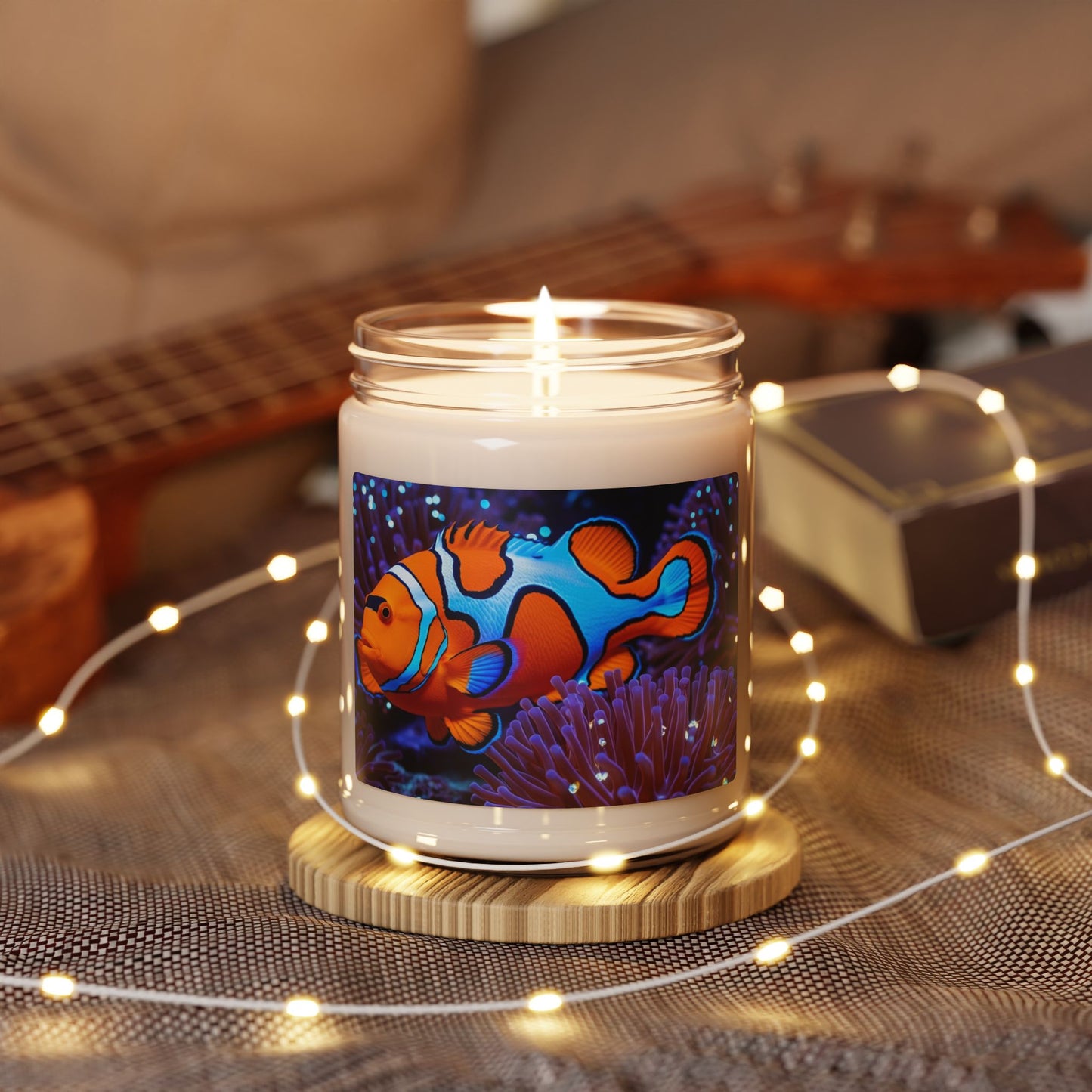 Clownfish in Anemone- Scented Soy Candle, 9oz