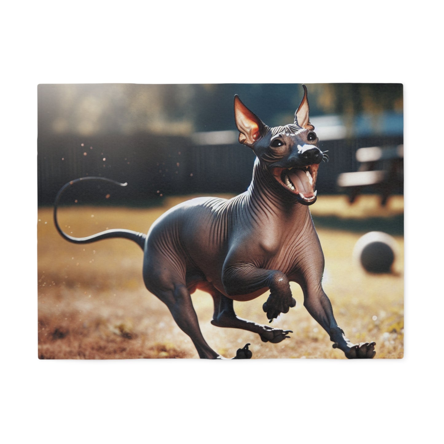 American Hairless Terrier Sweatshirt Blanket