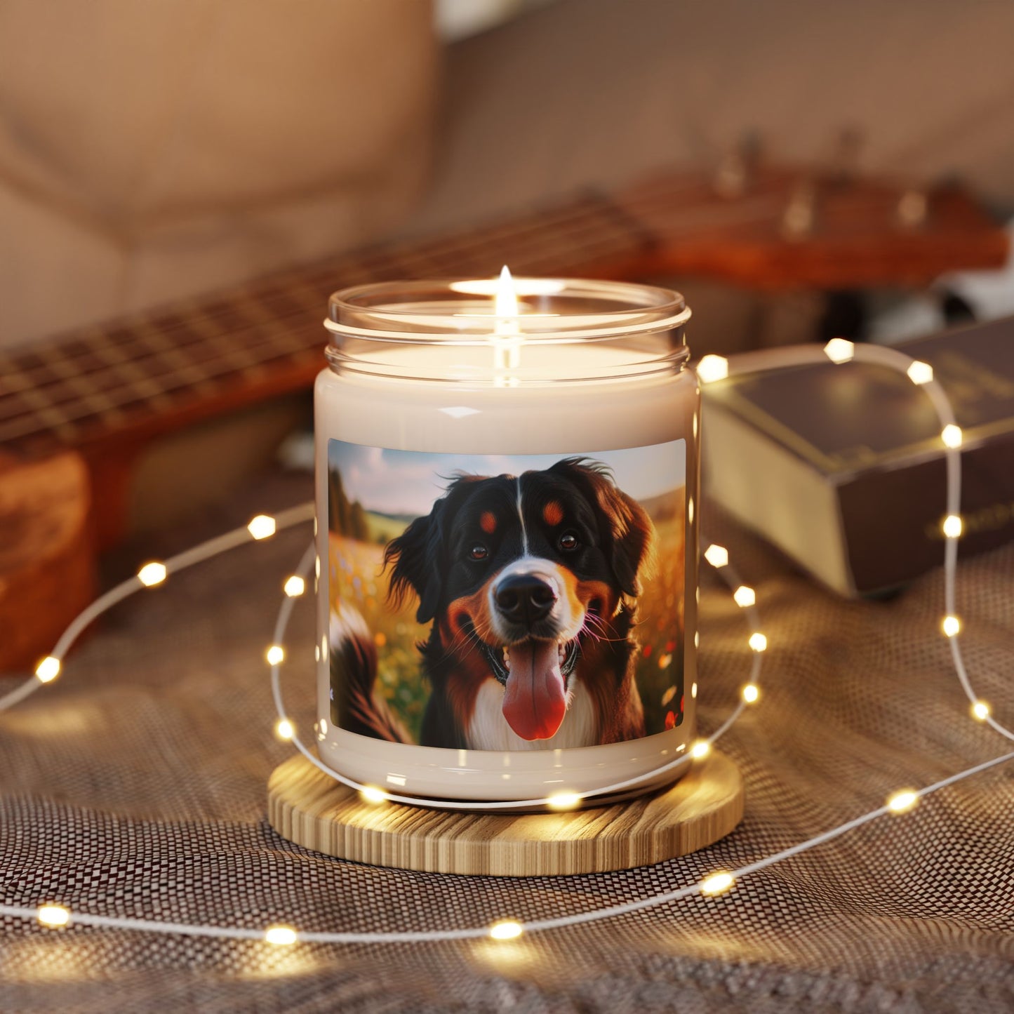 Bernese Mountain Dog- Scented Soy Candle, 9oz