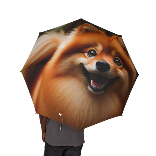 Finnish Spitz Semi-Automatic Foldable Umbrella