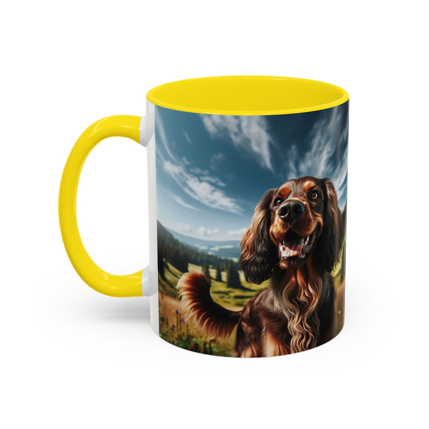 Deutscher Wachtelhund Accent Coffee Mug - Perfect Gift for Dog Lovers