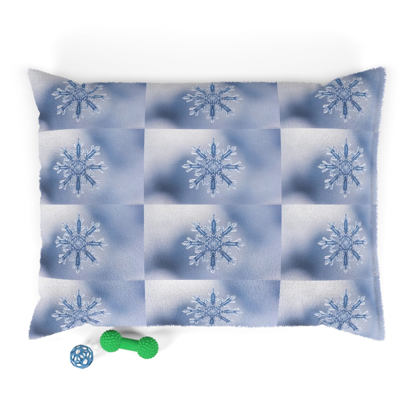 Snowflakes Pet Bed