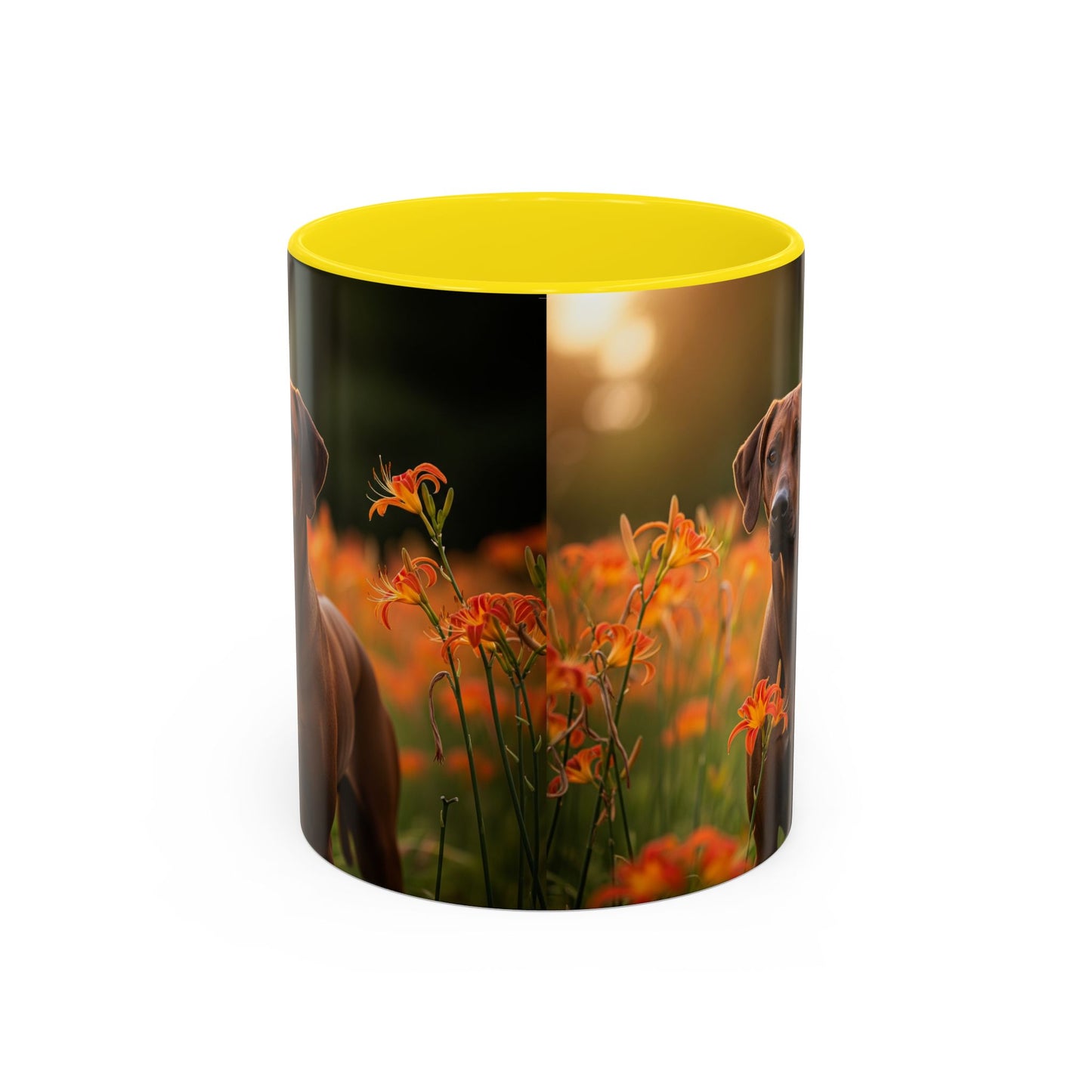 Taza de café con diseño de Rhodesian Ridgeback: el regalo perfecto para los amantes de los perros.