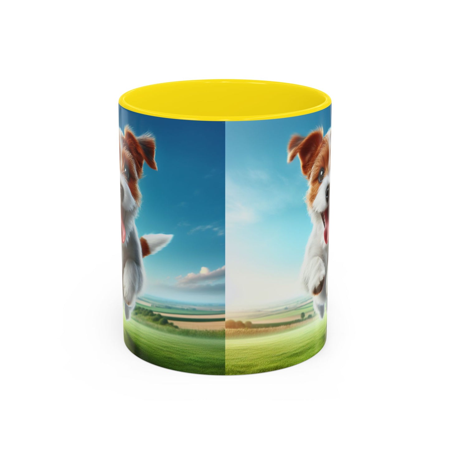 Russell Terrier Accent Coffee Mug - Perfect Gift for Dog Lovers