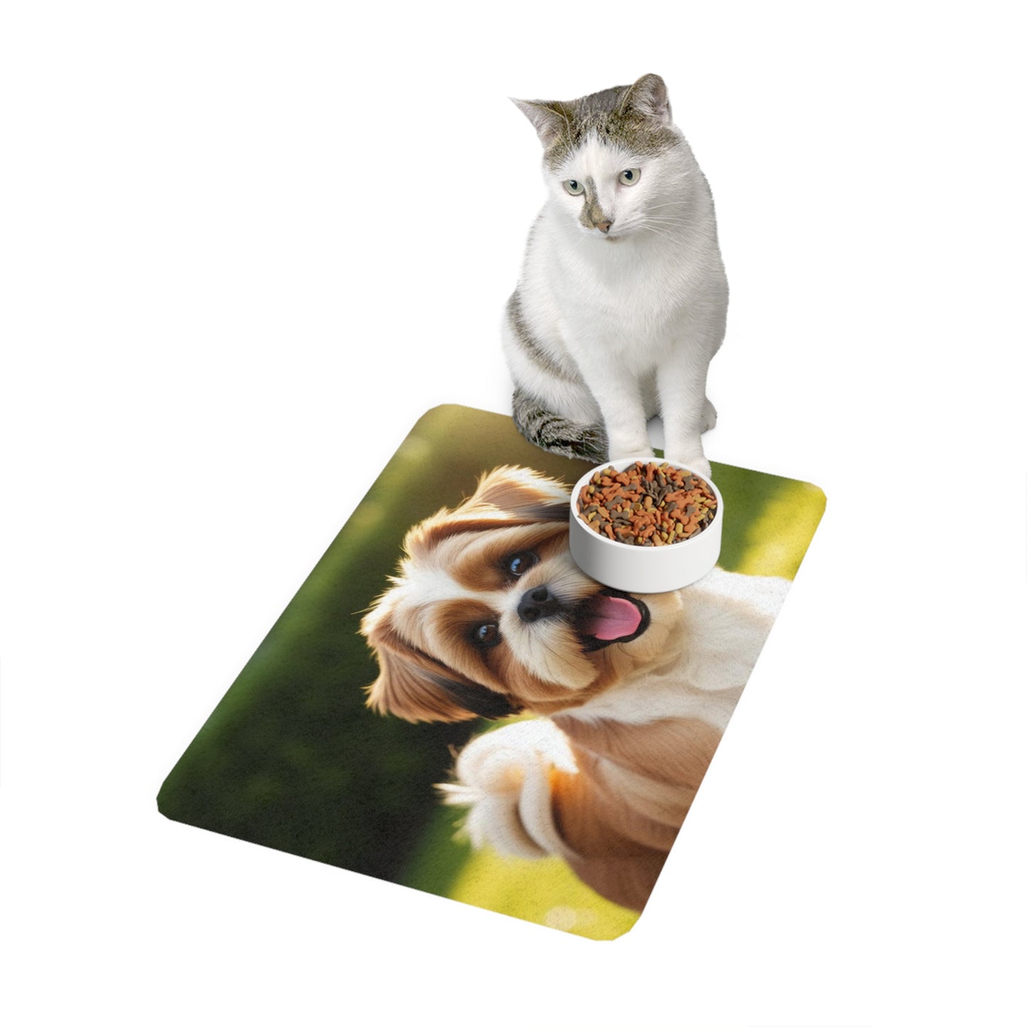 Pet Food Mat (12x18) - Shih Tzu