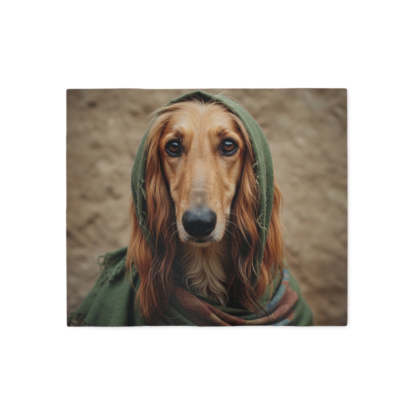 Afghan Hound Sweatshirt Blanket