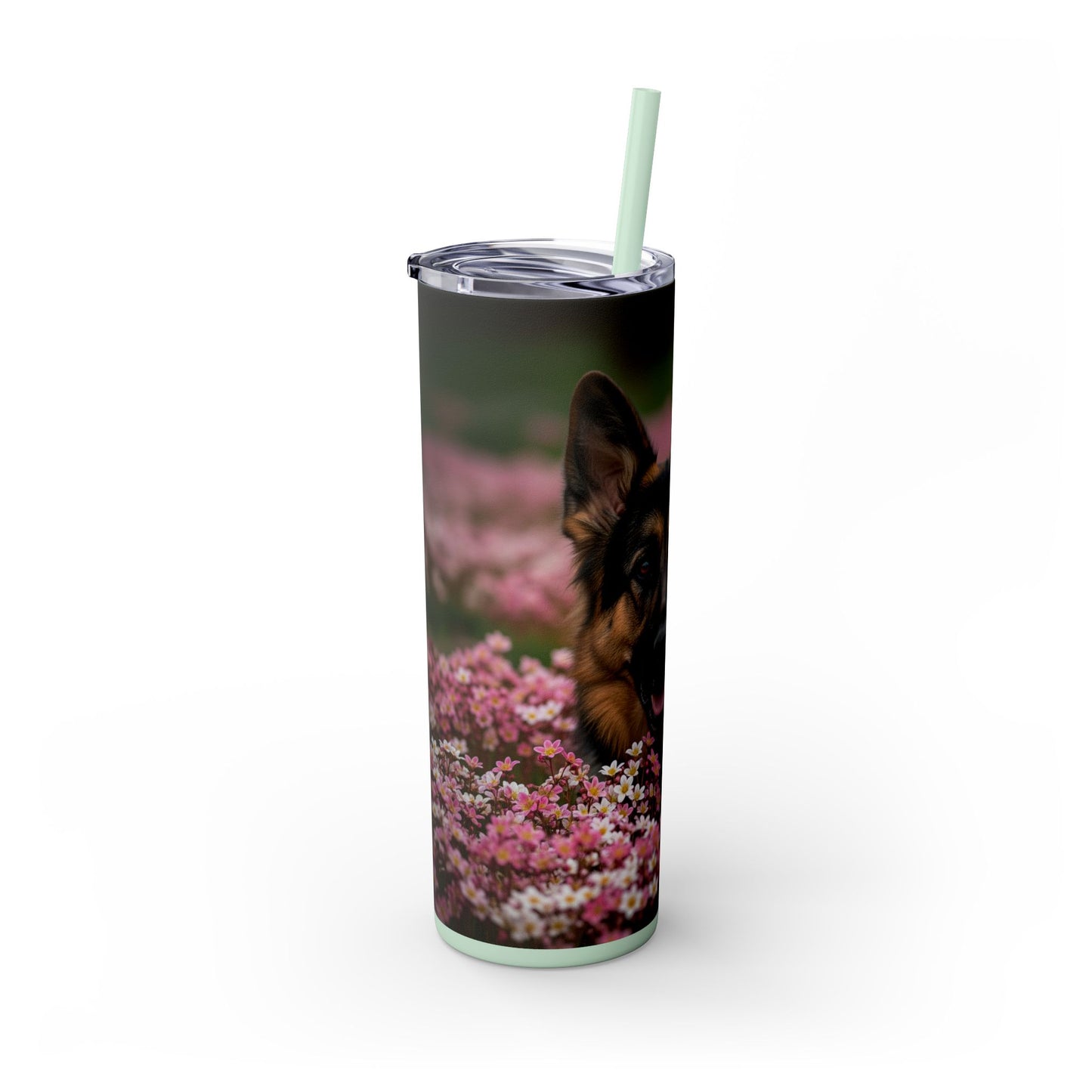 German Shepherd Tumbler with Straw, 20oz