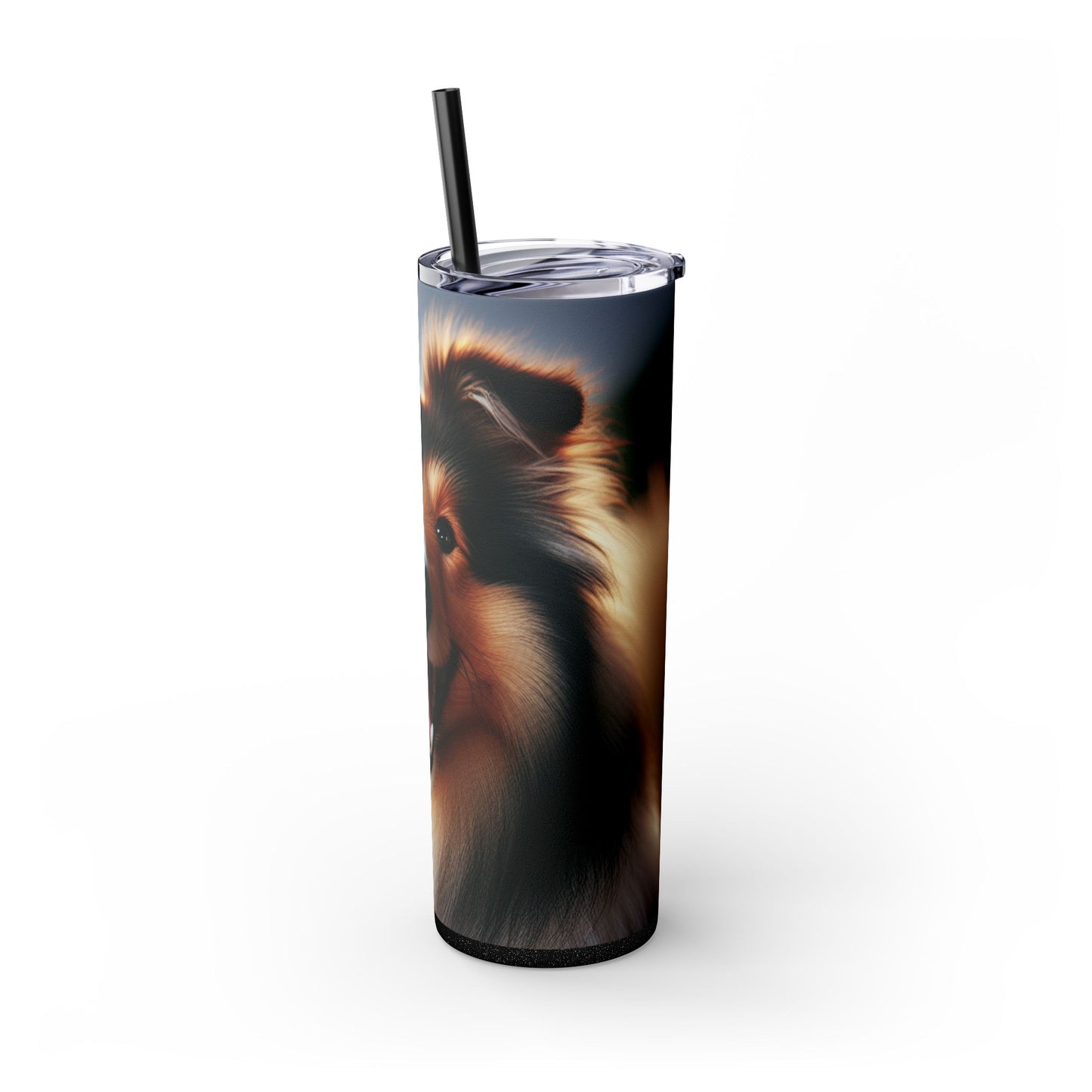 Vaso Collie con pajita, 20 oz