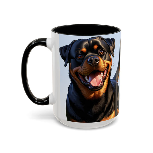 Rottweiler Accent Coffee Mug - Perfect Gift for Dog Lovers