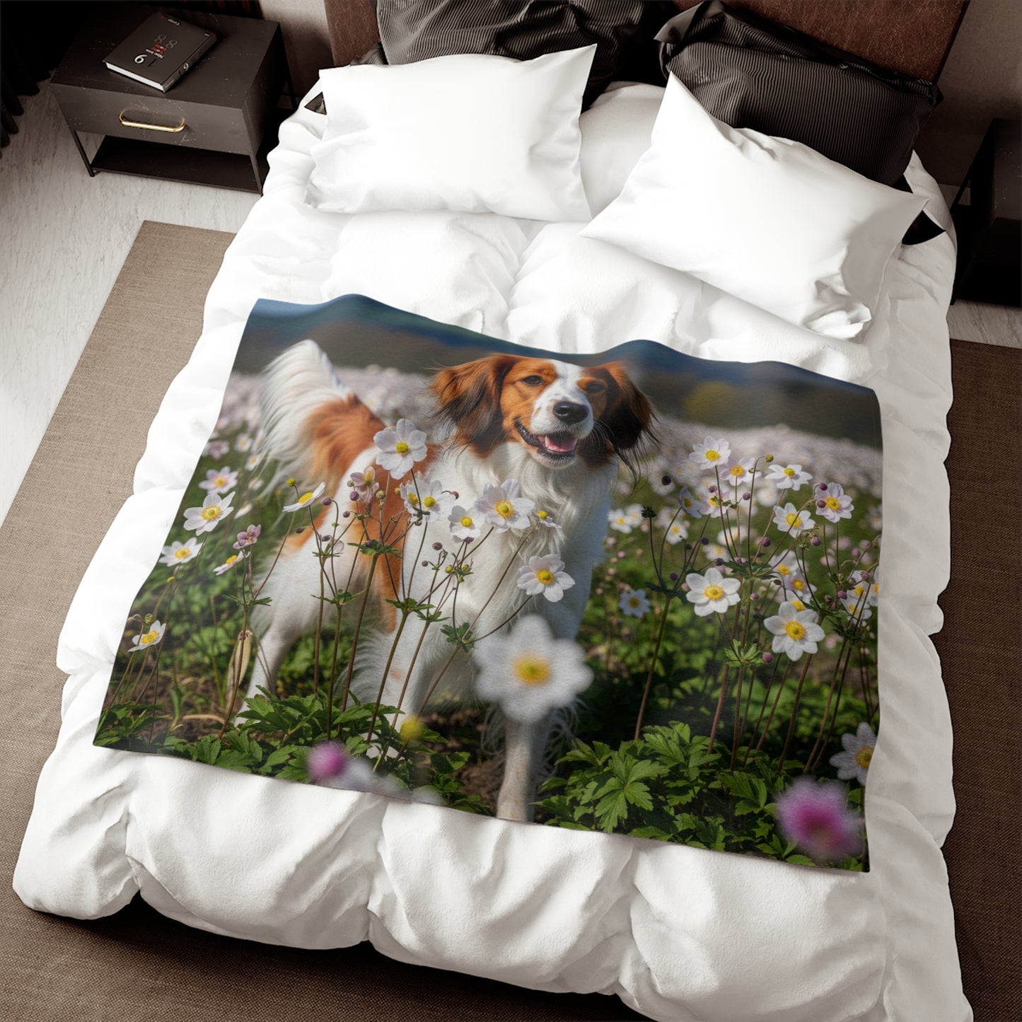 Nederlandse Kooikerhondje Sweatshirt Blanket