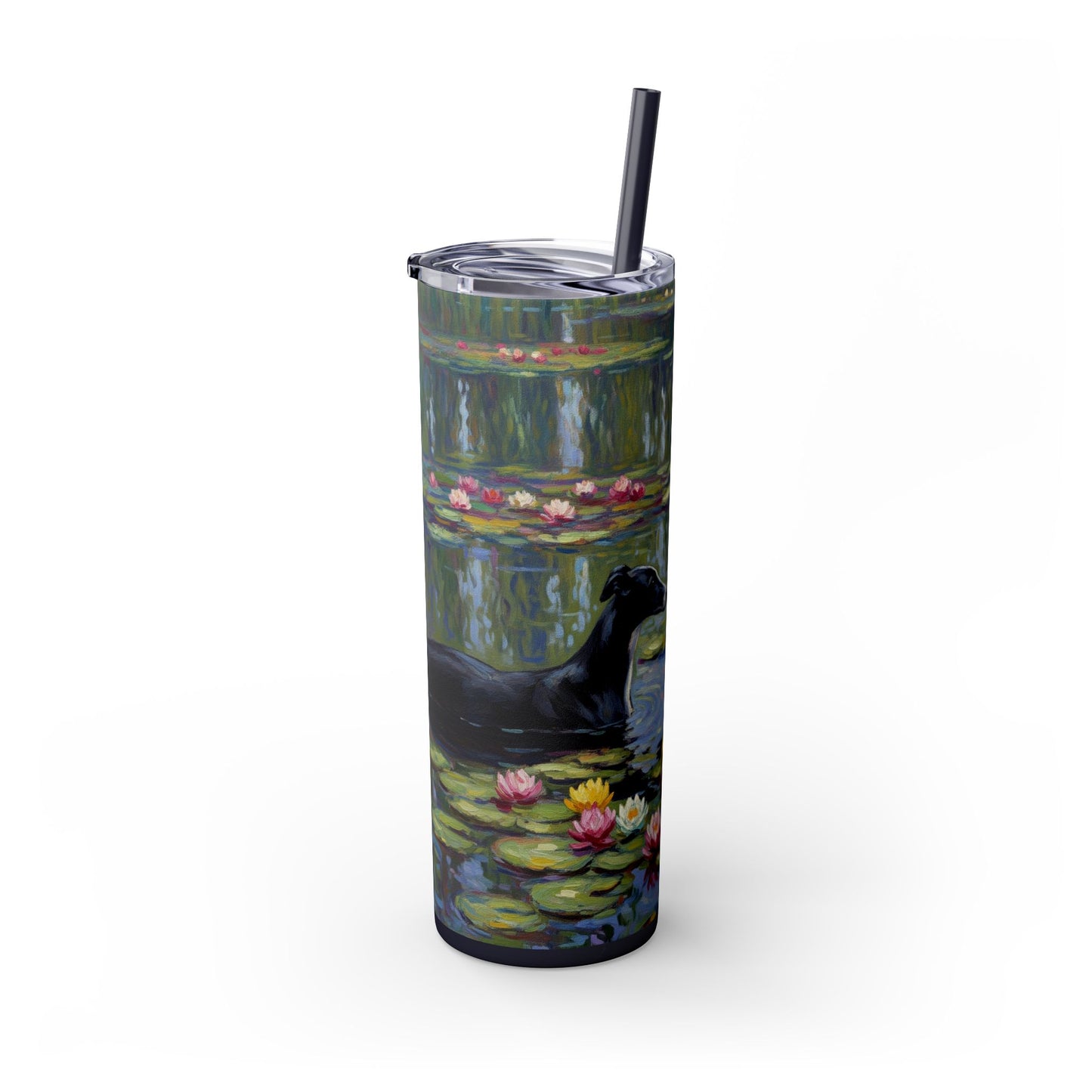 Vaso para galgos con pajita, 20 oz
