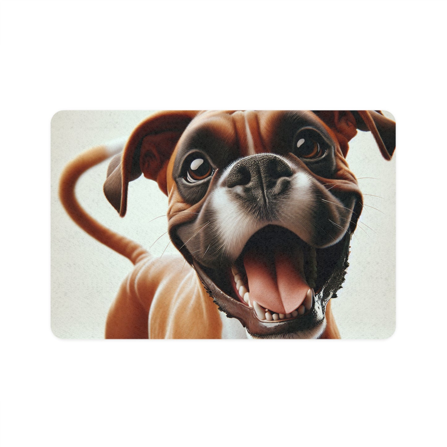 Pet Food Mat (12x18) - Boxer