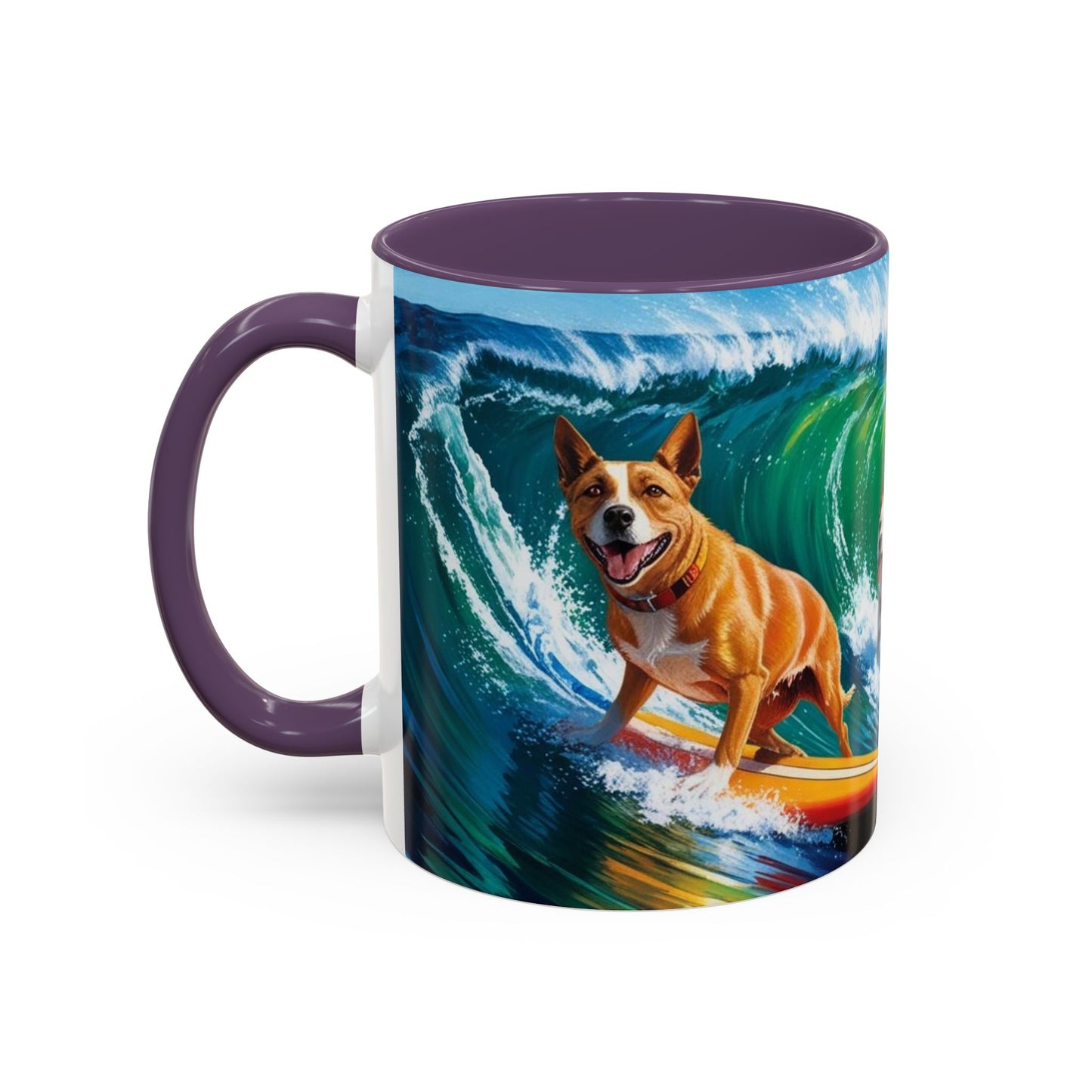 Taza de café con detalles de Surf Dogs: el regalo perfecto para los amantes de los perros