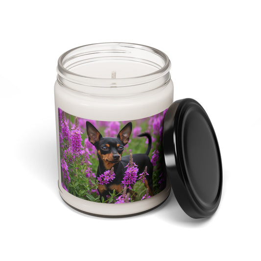 English Toy Terrier- Scented Soy Candle, 9oz