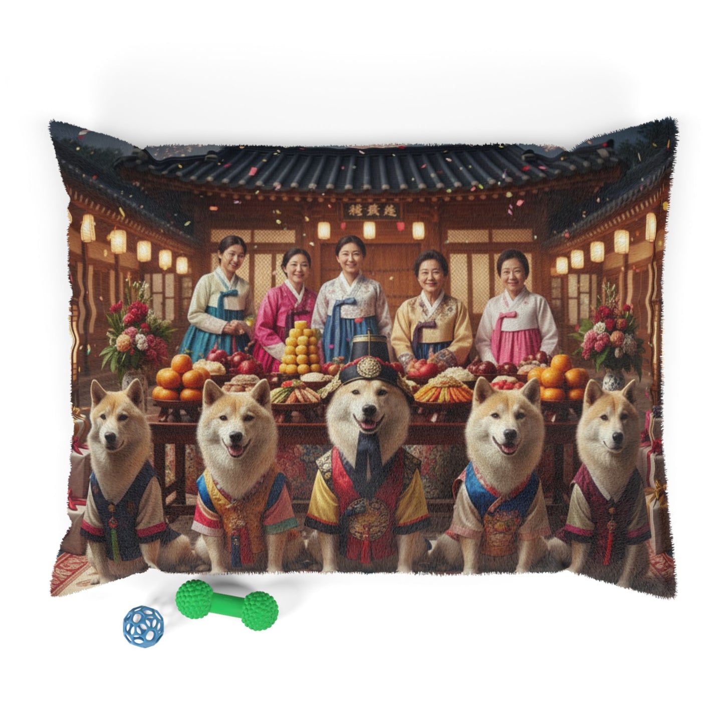 Korean Jindo Dog Pet Bed