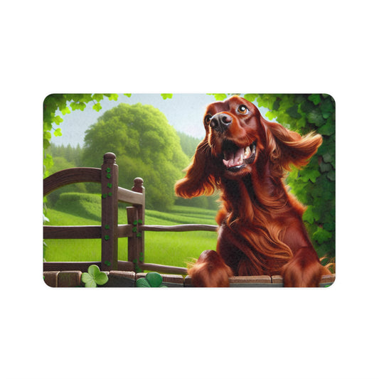 Pet Food Mat (12x18) - Irish Setter