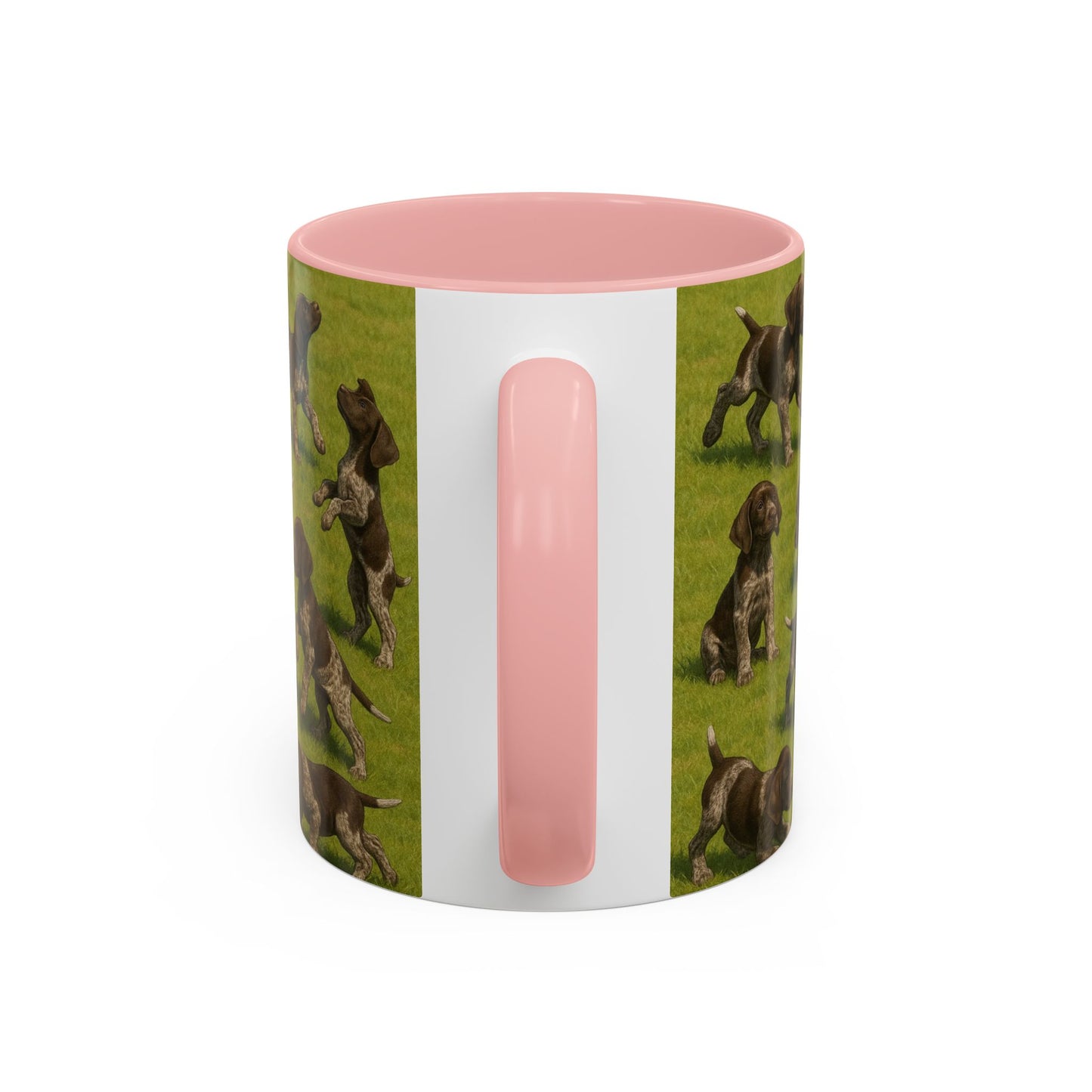 German Shorthaired Pointer puppies Accent Coffee Mug - Perfect Gift for Dog Lovers