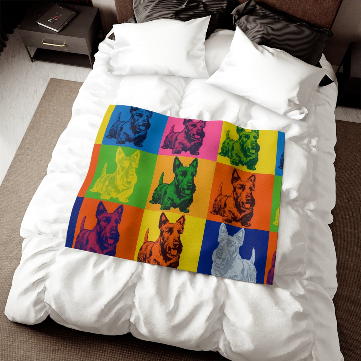 Scottish Terrier Sweatshirt Blanket
