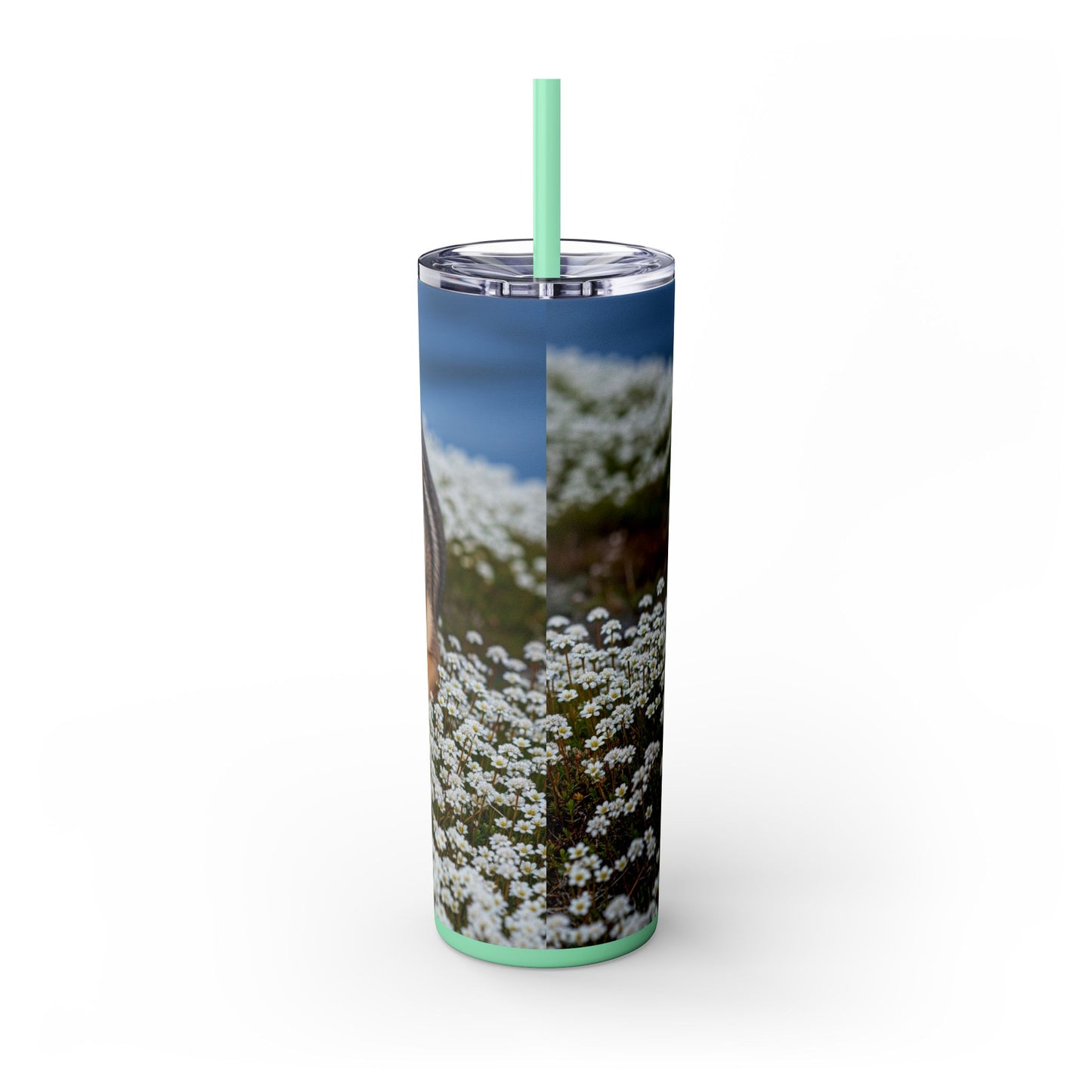 Norwegian Lundehund Tumbler with Straw, 20oz