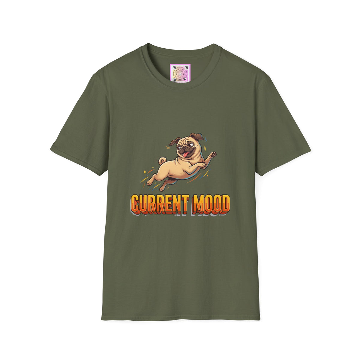 Pug Current Mood Tee Shirt