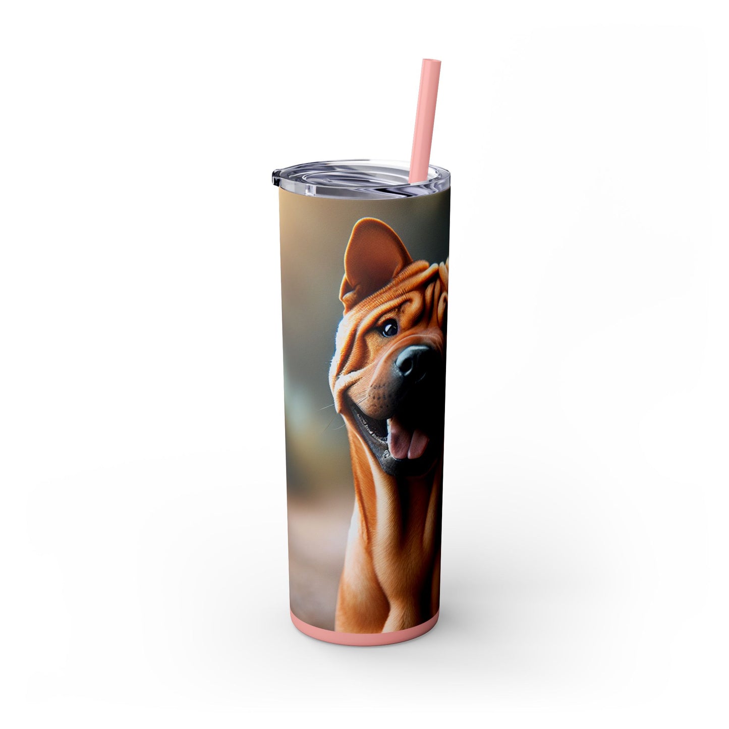 Gobelet isotherme de Chongqing (Chine) avec paille, 590 ml (20 oz).
