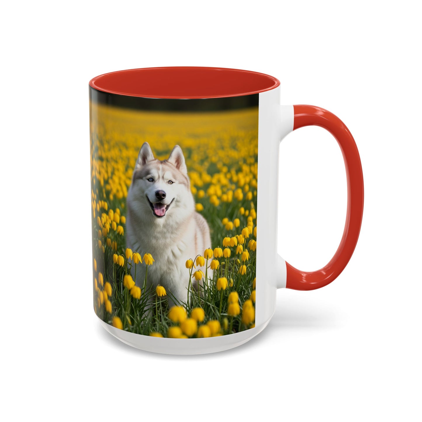 Mug à café avec motif Husky de Sibérie - Le cadeau idéal pour les amoureux des chiens