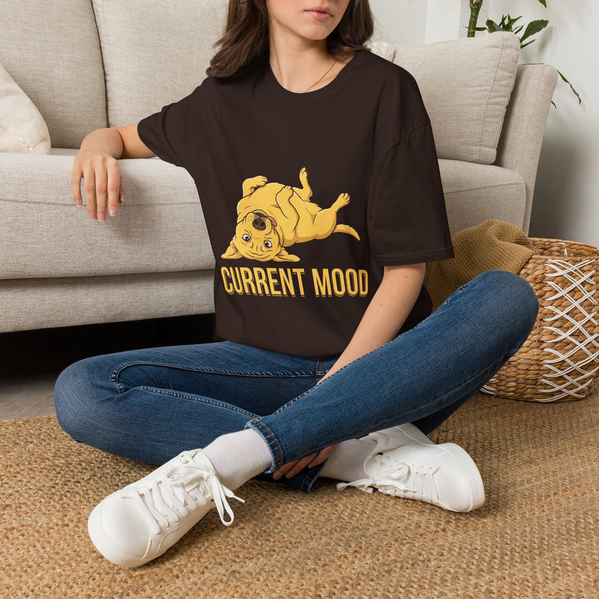 Yellow Labrador Retriever Current Mood Tee Shirt