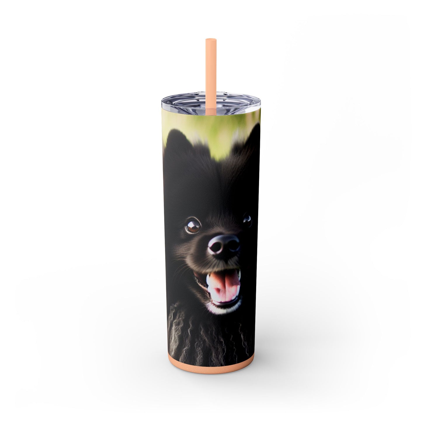 Swedish Lapphund Skinny Tumbler with Straw, 20oz