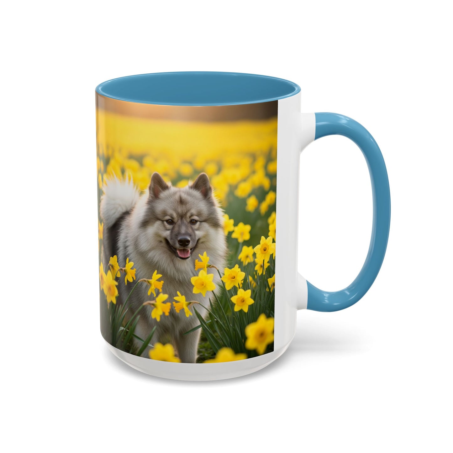 Taza con detalles de Keeshond: el regalo perfecto para los amantes de los perros