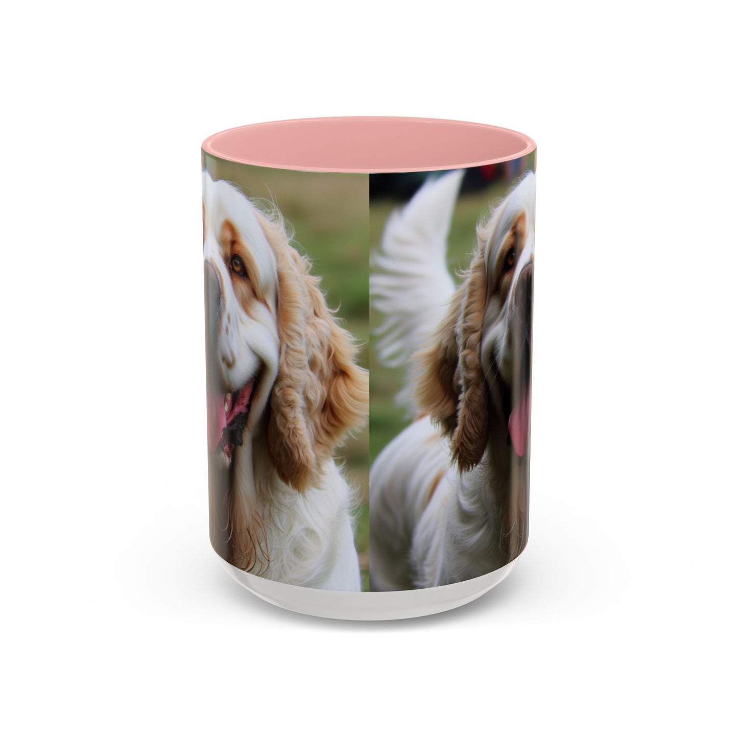 Clumber Spaniel Accent Coffee Mug - Perfect Gift for Dog Lovers