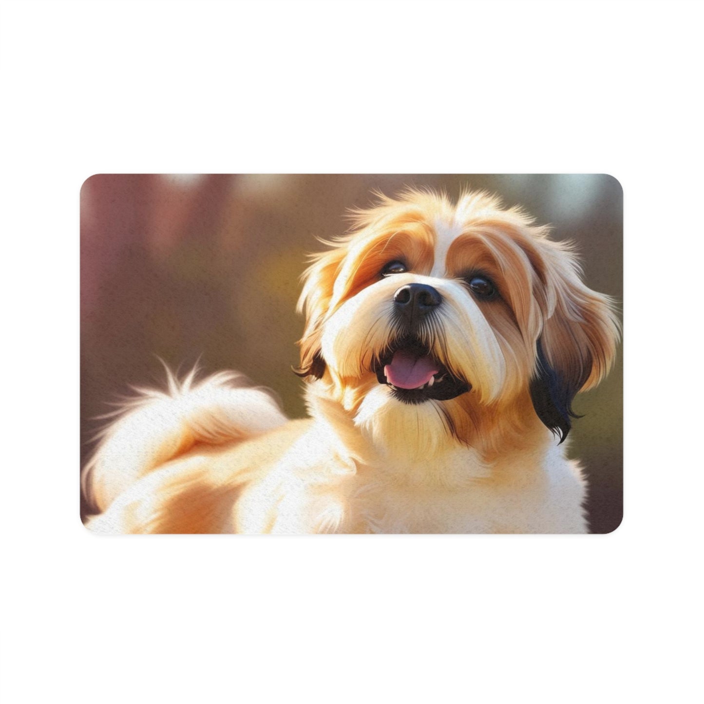 Pet Food Mat (12x18) - Lhasa Apso