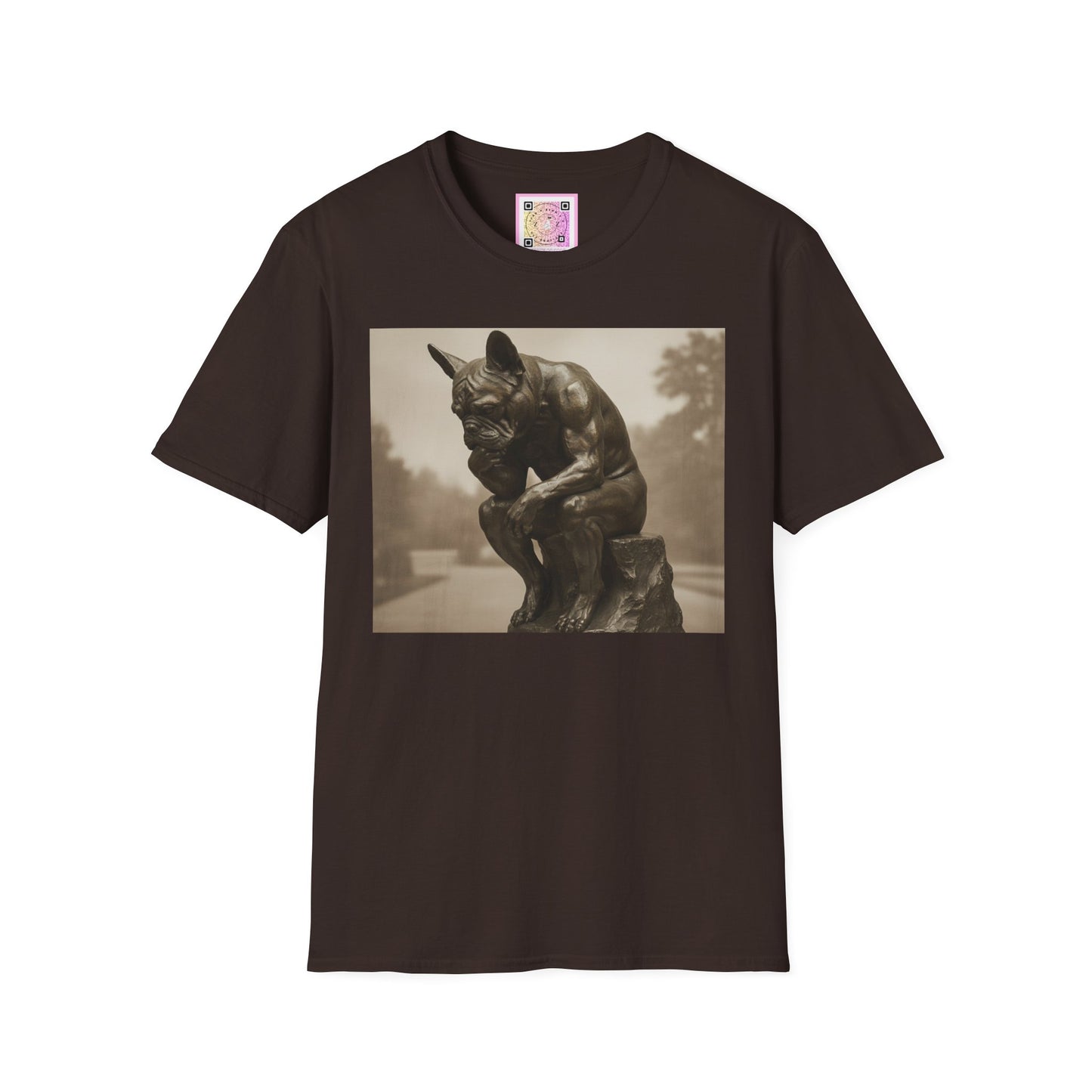 Canine Canvas Collection: Rodin Homage Tee Shirt