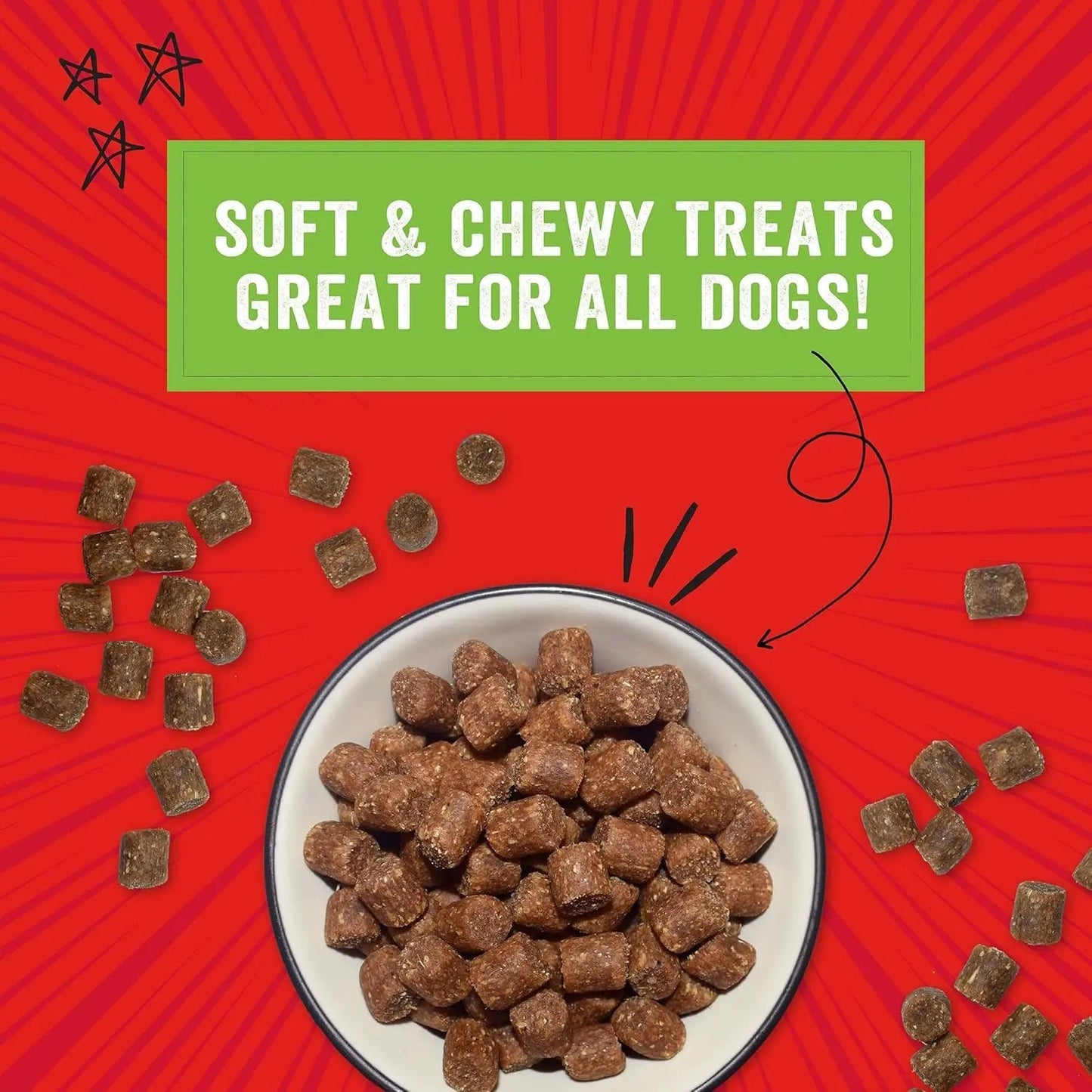 Friandises d'entraînement pour chiens - Crav'N Bac'N Bouchées moelleuses au bacon et au canard - Qualité supérieure, fabriquées aux États-Unis - Récompenses faibles en calories - 232 g