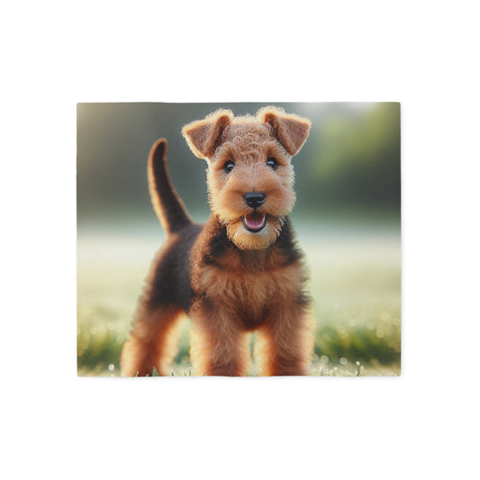 Welsh Terrier Sweatshirt Blanket