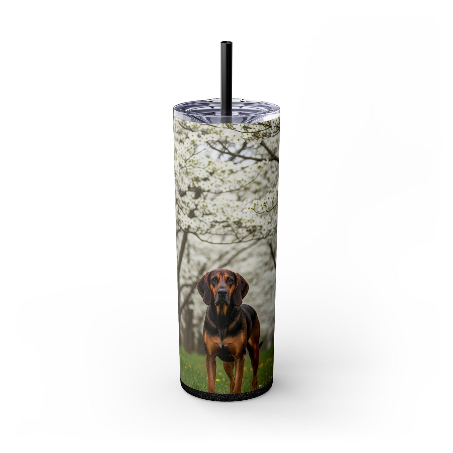Plott Hound Tumbler with Straw, 20oz