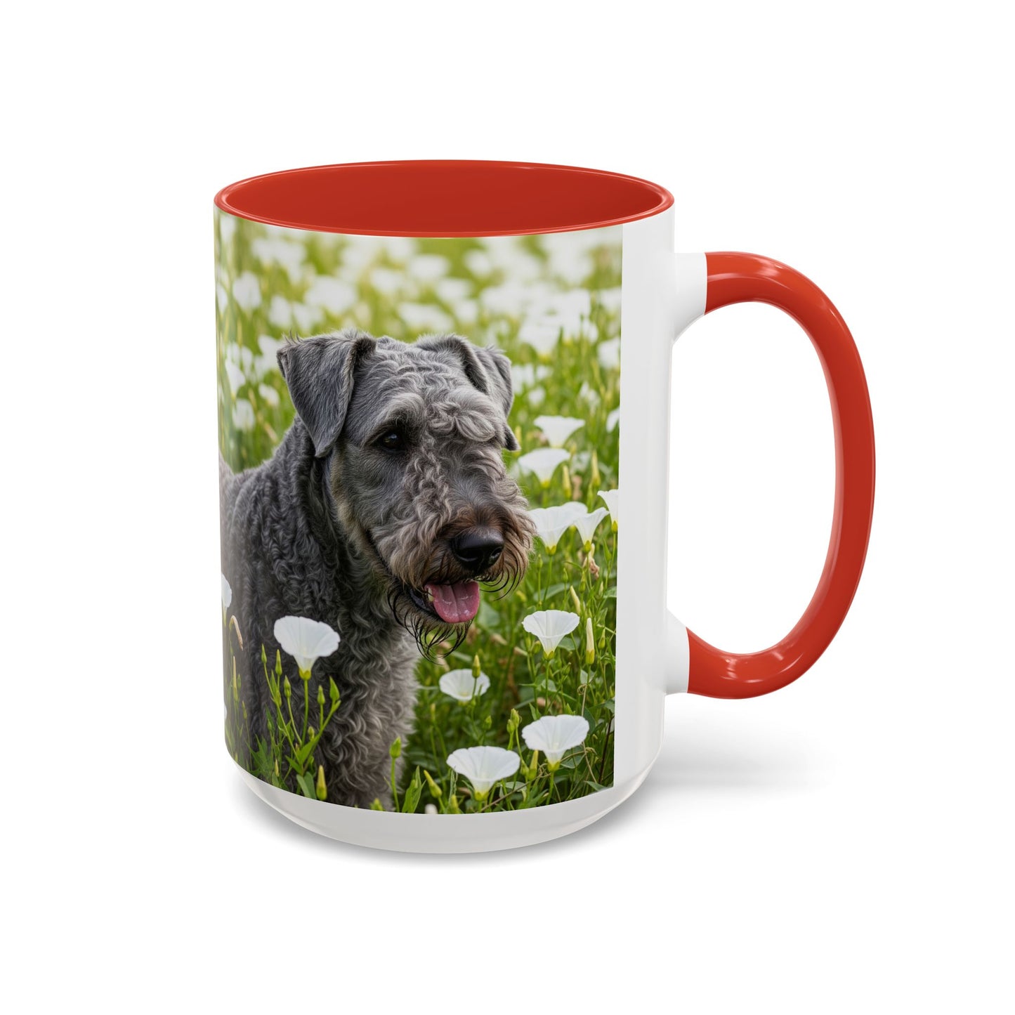Taza de café con diseño de Kerry Blue Terrier: el regalo perfecto para los amantes de los perros.