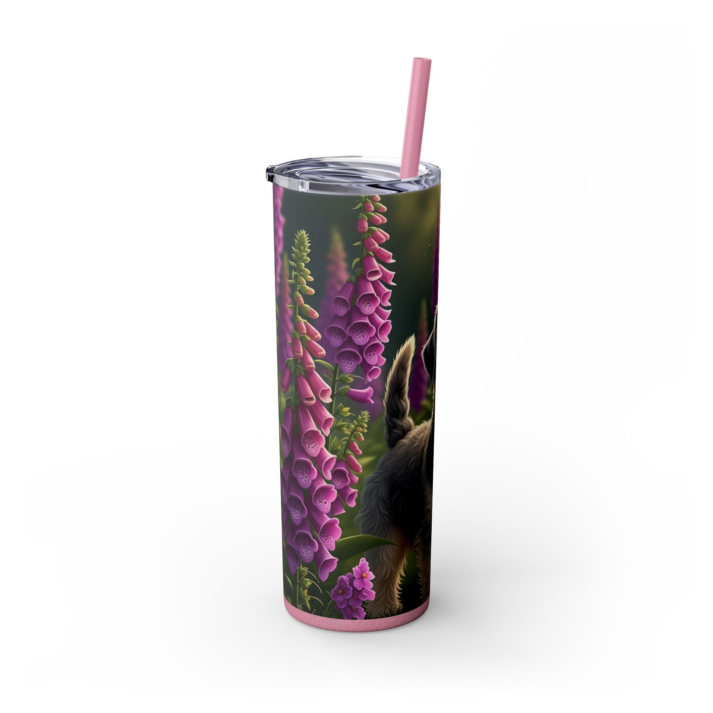 Skinny Tumbler with Straw – 20 oz Stainless Steel Cup